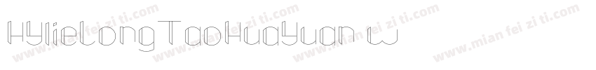 HYlieLongTaoHuaYuan w字体转换